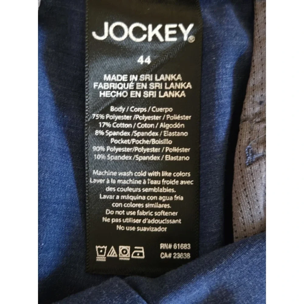 Jockey Mens Shorts 44x9 Blue New‎ With Tags